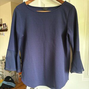 Women's Ann Taylor Factory Blue Top